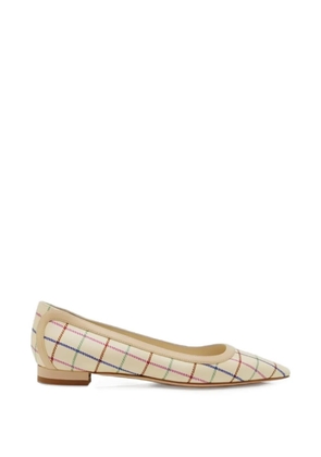 Manolo Blahnik Filotas check-pattern pumps - Neutrals