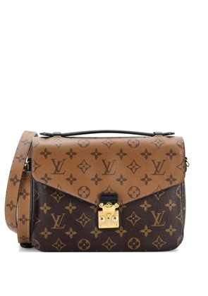 Louis Vuitton Pre-Owned Pochette Metis Reverse Monogram Canvas crossbody bag - Brown