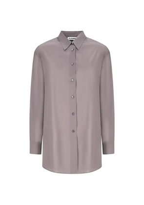 Jil Sander drop-shoulder button-up shirt - Grey
