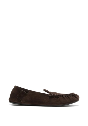 Acne Studios suede loafers - Brown