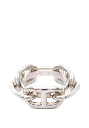 Hermès Pre-Owned 2010s Chaîne d'Ancre scarf ring - Silver