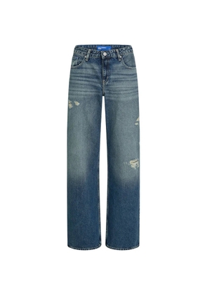 Karl Lagerfeld Jeans distressed-effect jeans - Blue