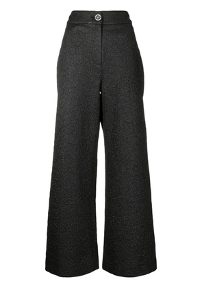 SHIATZY CHEN Genisis metallic textured trousers - White