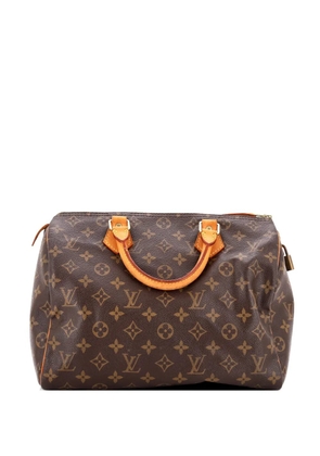 Louis Vuitton Pre-Owned Speedy Handbag Monogram Canvas 30 satchel - Brown