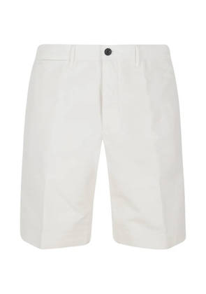Incotex flap-pocket chino shorts - White
