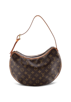 Louis Vuitton Pre-Owned Croissant Handbag Monogram Canvas MM hobo bag - Brown
