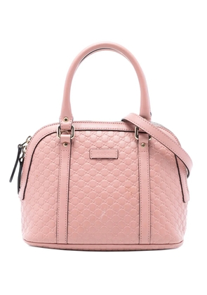 Gucci Pre-Owned 2016-2026 Mini Microguccissima Dome satchel - Pink