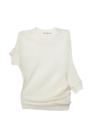 Junya Watanabe mesh T-shirt - White