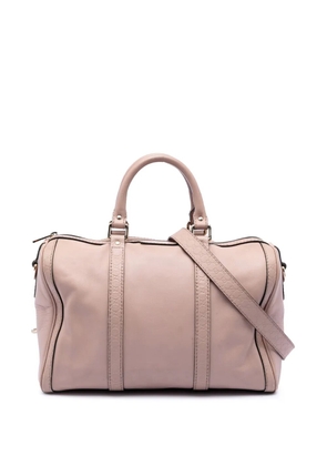 Gucci Pre-Owned 2016-2026 Medium Microguccissima Trimmed Calfskin Joy Boston Bag satchel - Pink