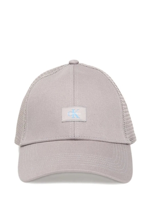 Calvin Klein logo-patch hat - Grey