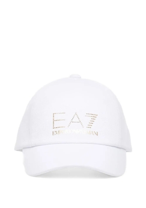 Ea7 Emporio Armani Train Evolution cotton cap - White