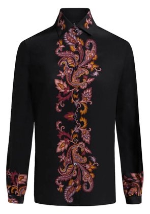 ETRO printed silk shirt - Black