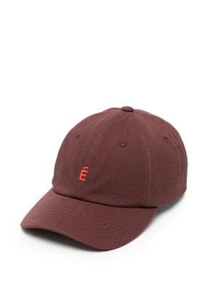 Études Studio logo-embroidered cap - Brown