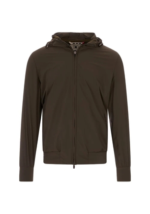 Kired zip-up hooded jacket - Brown