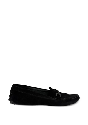 Tod's Vintage Fringed Gommino driving loafers - Black