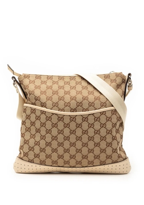Gucci Pre-Owned 2000-2015 GG Canvas crossbody bag - White