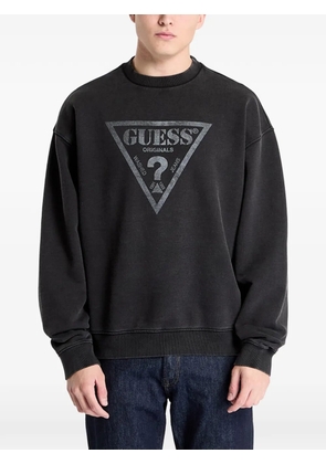 GUESS USA logo-print sweatshirt - Black