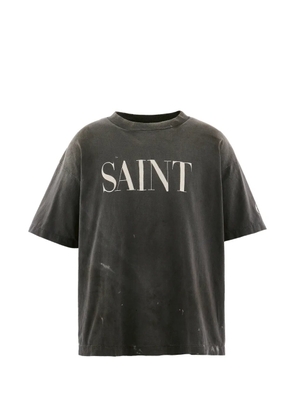 SAINT MXXXXXX logo-print T-shirt - Black