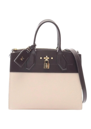 Louis Vuitton Pre-Owned 2019 City Steamer MM satchel - Neutrals