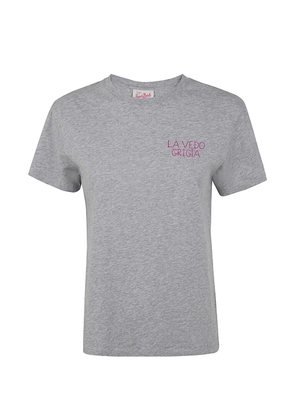 MC2 Saint Barth Emilie embroidered T-shirt - Grey