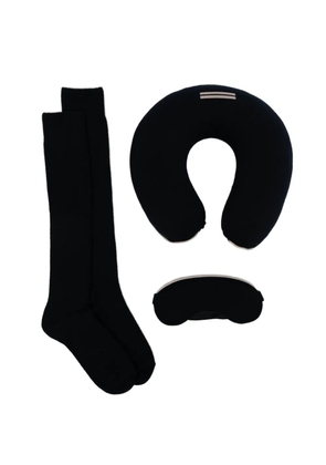 Zegna wool travel set - Black