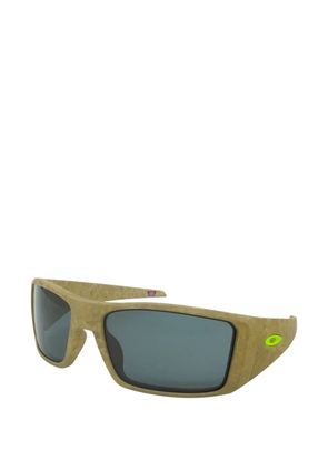 Oakley Heliostat polarized rectangle-frame sunglasses - Neutrals