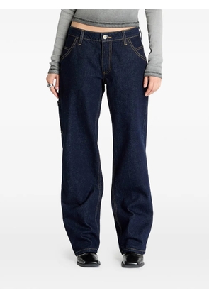 GUESS USA logo-embroidered jeans - Blue