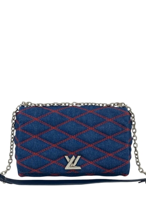 Louis Vuitton Pre-Owned 2016 Malletage Denim GO 14 MM crossbody bag - Blue