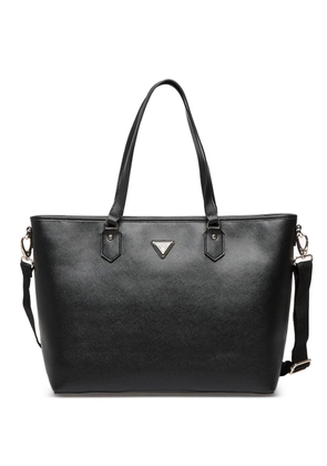 GUESS USA Norom logo-plaque tote bag - Black