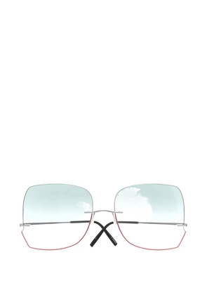 Silhouette Titan Minimal Art Stellar butterfly-frame sunglasses - Silver