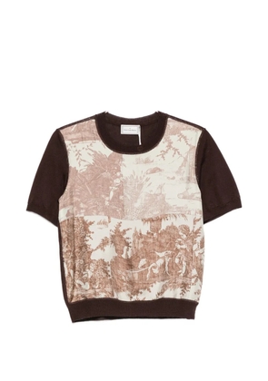 Pierre-Louis Mascia short-sleeves T-shirt - Brown