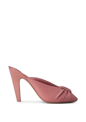 Chloé knotted pointed-toe mules - Pink