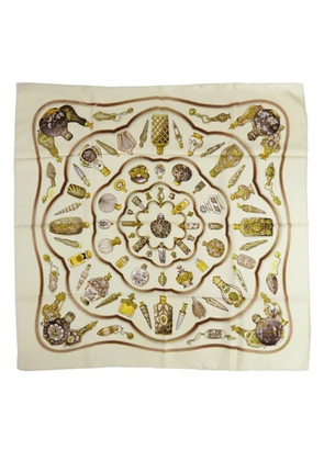 Hermès Pre-Owned 1980-2010 Qu Importe le Flacon Silk Scarf 90 scarves - Brown