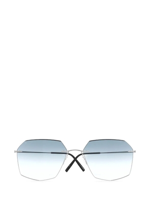 Silhouette Titan Minimal Art Stellar geometric-frame sunglasses - Silver