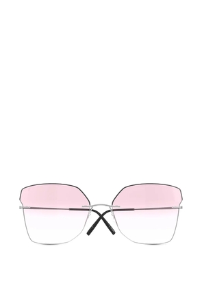 Silhouette Titan Minimal Art geometric-frame glasses - Silver