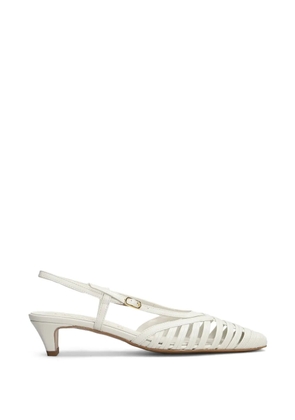 biancadi caged-design slingback pumps - Neutrals