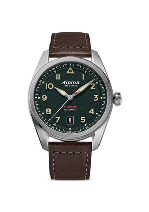 Alpina Startimer Pilot 40mm watch - Green