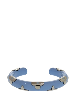 Louis Vuitton Pre-Owned 2018 Resin and Brass Daily Monogram Cuff Bracelet costume bracelet - Blue