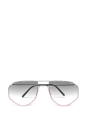 Silhouette Titan Minimal Art geometric-frame sunglasses - Silver