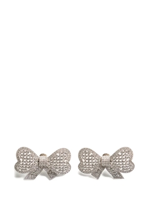 Valentino Garavani Trop Chou earrings in metal and Swarovski® crystals - Silver