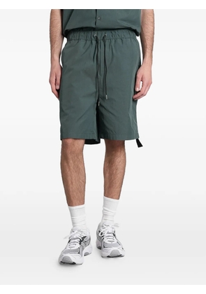 Peacemaker Oamc drawstring elasticated-waist shorts - Green