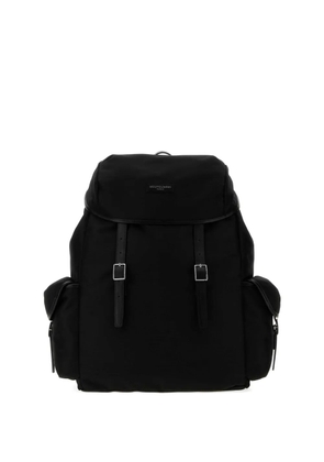Wooyoungmi buckle-fastening canvas backpack - Black
