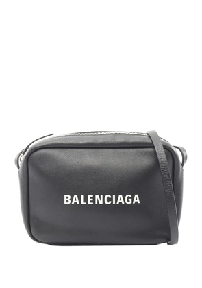 Balenciaga Pre-Owned 2010-2026 Leather Logo Everyday Camera Bag S crossbody bag - Black