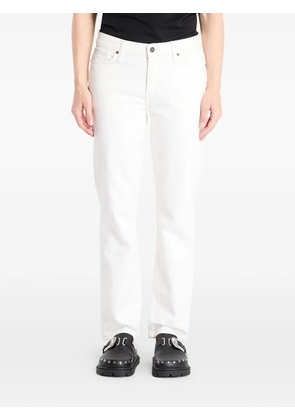 GUESS USA G08 logo-patch jeans - White