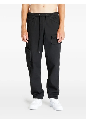 Urban Classics asymmetric drawstring cargo pants - Black
