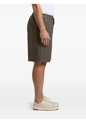 Peserico drawstring-waist shorts - Brown