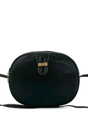 Christian Dior Pre-Owned 20th Century Leather CD Logo crossbody bag - Black