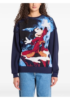 Desigual Mickey Mouse intarsia-knit sweater - Blue