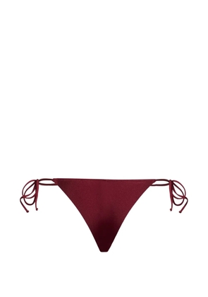 MC2 Saint Barth Marielle Plate side-tie bikini bottoms - Red