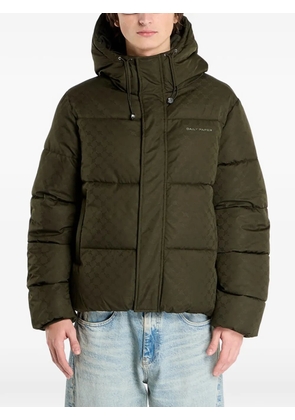 Daily Paper monogram-pattern padded jacket - Green